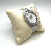 Reloj de pulsera de nácar Marni en tono plateado de Judith Ripka, ajuste de 8 pulgadas